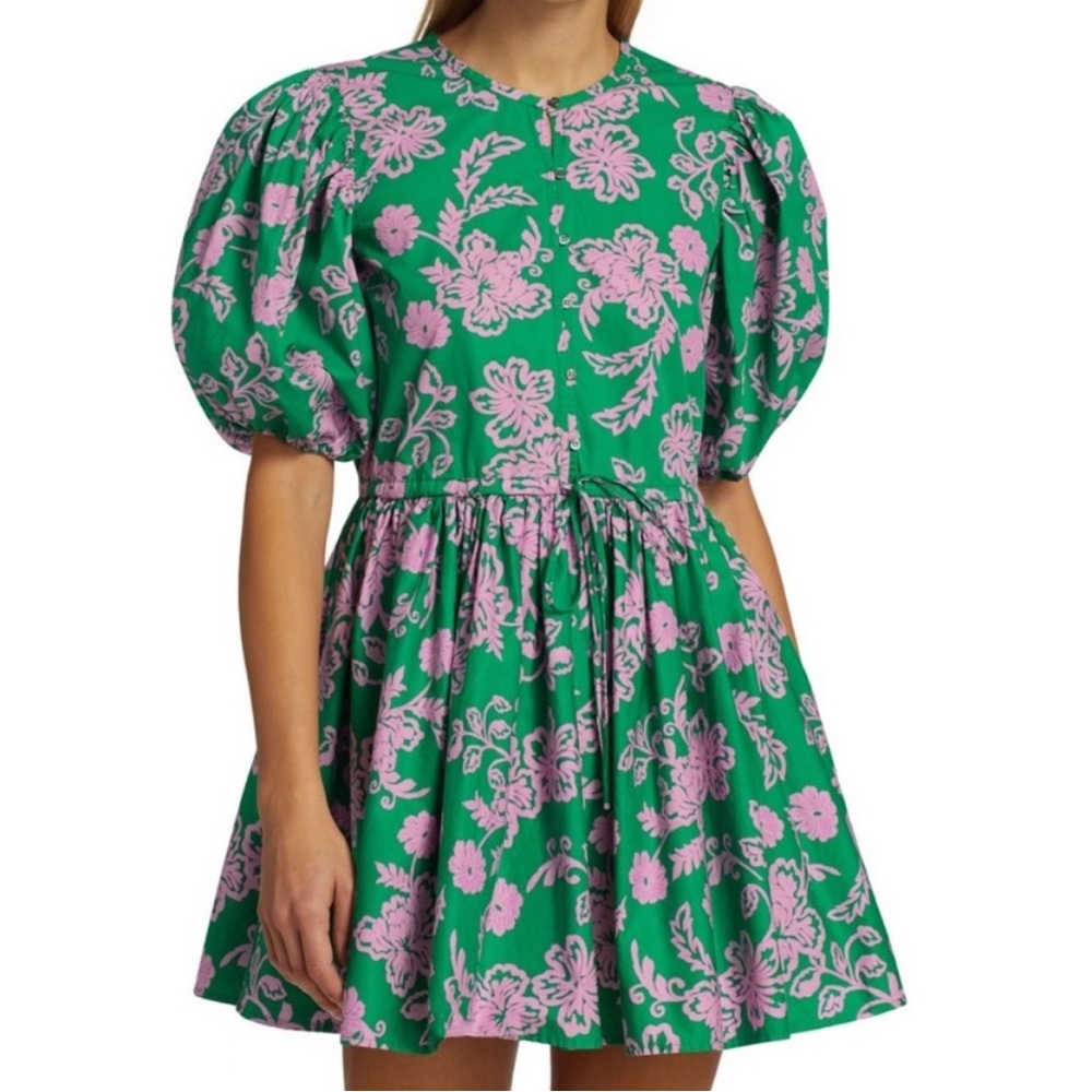 XiRENA Emerald and Lavender Aurie Dress